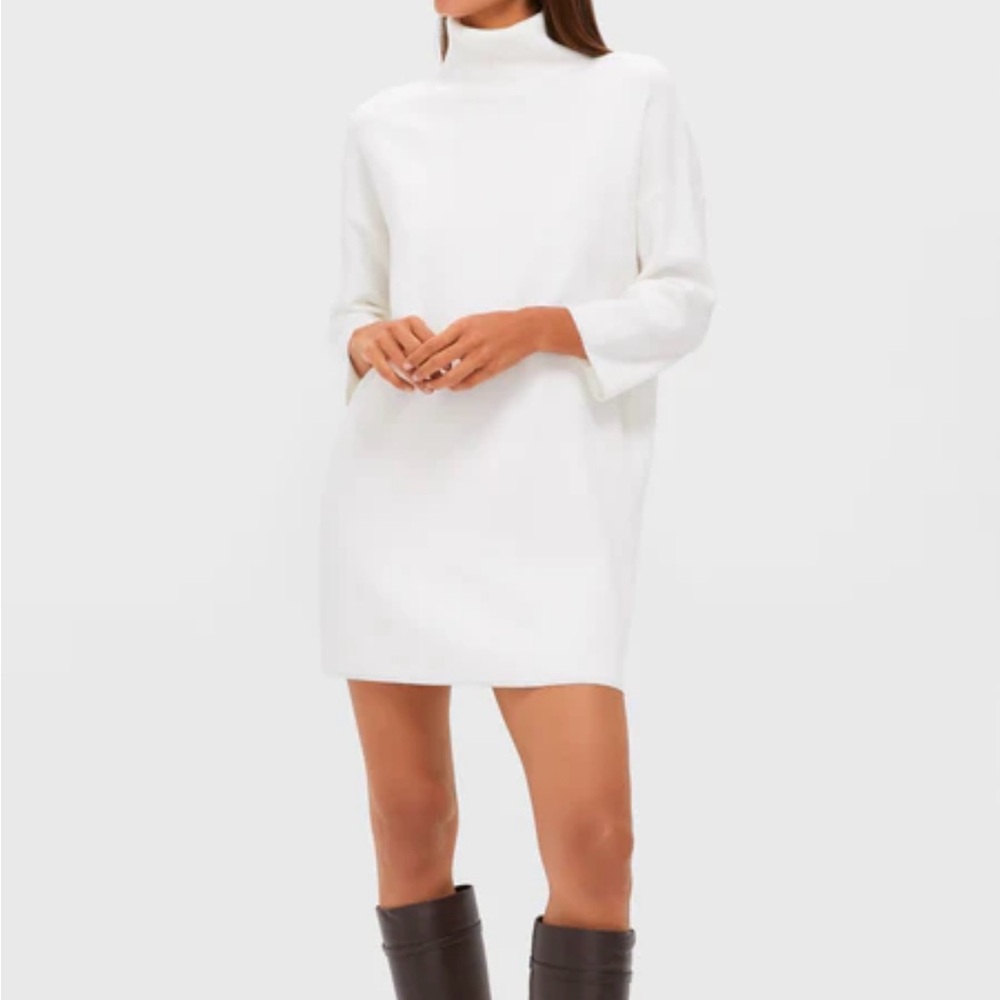 Tuckernuck Pomander Place White Mini Sweater Dress